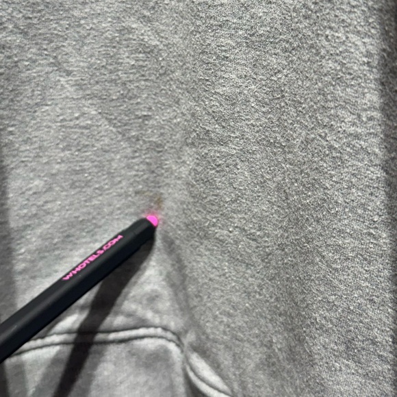 PATAGONIA Gray Hoodie with Multicolor Mountain Badge - Picture 7 of 9